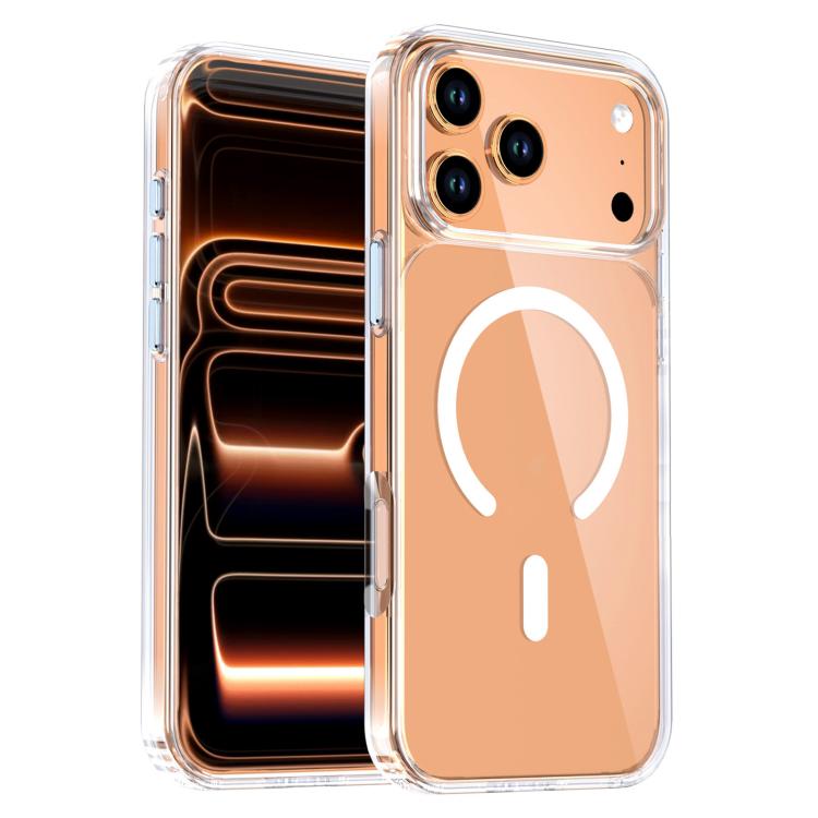 Custodia magnetica trasparente per telefono, For iPhone 17 Pro Max, For iPhone 17 Pro