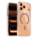 Custodia magnetica trasparente per telefono, For iPhone 17 Pro Max, For iPhone 17 Pro
