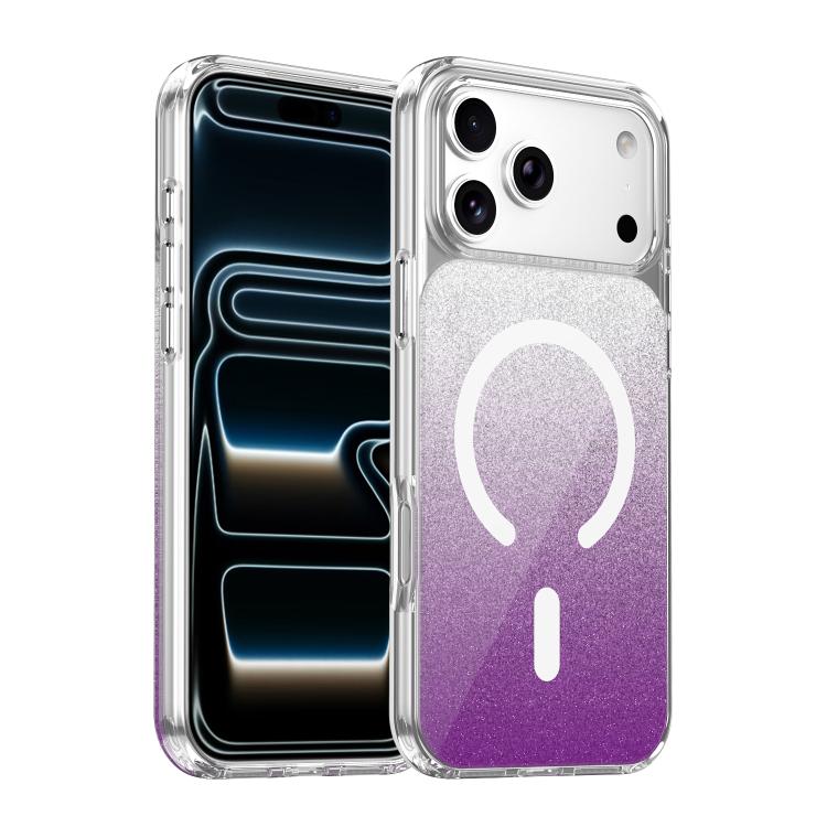 Custodia magnetica per telefono con glitter di cristallo, For iPhone 17 Pro Max, For iPhone 17 Pro