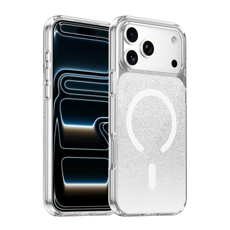 Custodia magnetica per telefono con glitter di cristallo, For iPhone 17 Pro Max, For iPhone 17 Pro