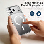 Custodia magnetica per telefono con glitter di cristallo, For iPhone 17 Pro Max, For iPhone 17 Pro