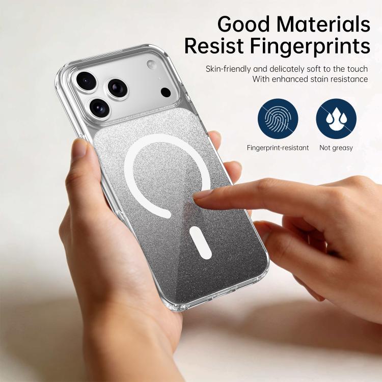 Custodia magnetica per telefono con glitter di cristallo, For iPhone 17 Pro Max, For iPhone 17 Pro