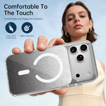 Custodia magnetica per telefono con glitter di cristallo, For iPhone 17 Pro Max, For iPhone 17 Pro