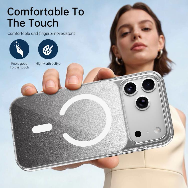Custodia magnetica per telefono con glitter di cristallo, For iPhone 17 Pro Max, For iPhone 17 Pro