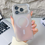 Custodia per telefono magnetica con supporto integrato Vitality Eagle Eye Lens, For iPhone 17 Pro Max, For iPhone 17 Pro
