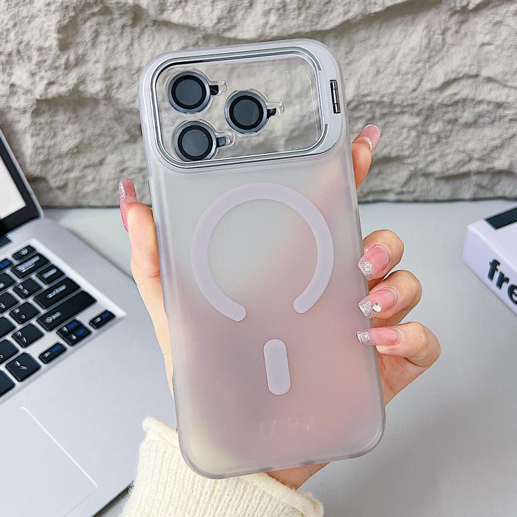 Custodia per telefono magnetica con supporto integrato Vitality Eagle Eye Lens, For iPhone 17 Pro Max, For iPhone 17 Pro