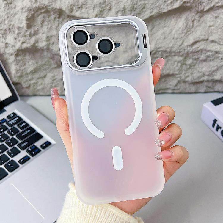 Custodia per telefono magnetica con supporto integrato Vitality Eagle Eye Lens, For iPhone 17 Pro Max, For iPhone 17 Pro