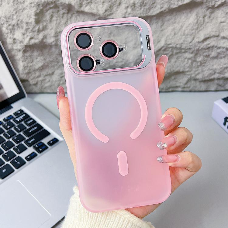 Custodia per telefono magnetica con supporto integrato Vitality Eagle Eye Lens, For iPhone 17 Pro Max, For iPhone 17 Pro