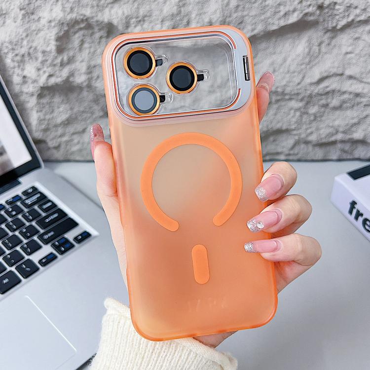 Custodia per telefono magnetica con supporto integrato Vitality Eagle Eye Lens, For iPhone 17 Pro Max, For iPhone 17 Pro