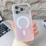 Custodia per telefono magnetica con supporto integrato Vitality Eagle Eye Lens, For iPhone 17 Pro Max, For iPhone 17 Pro