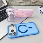 Custodia per telefono magnetica con supporto integrato Vitality Eagle Eye Lens, For iPhone 17 Pro Max, For iPhone 17 Pro