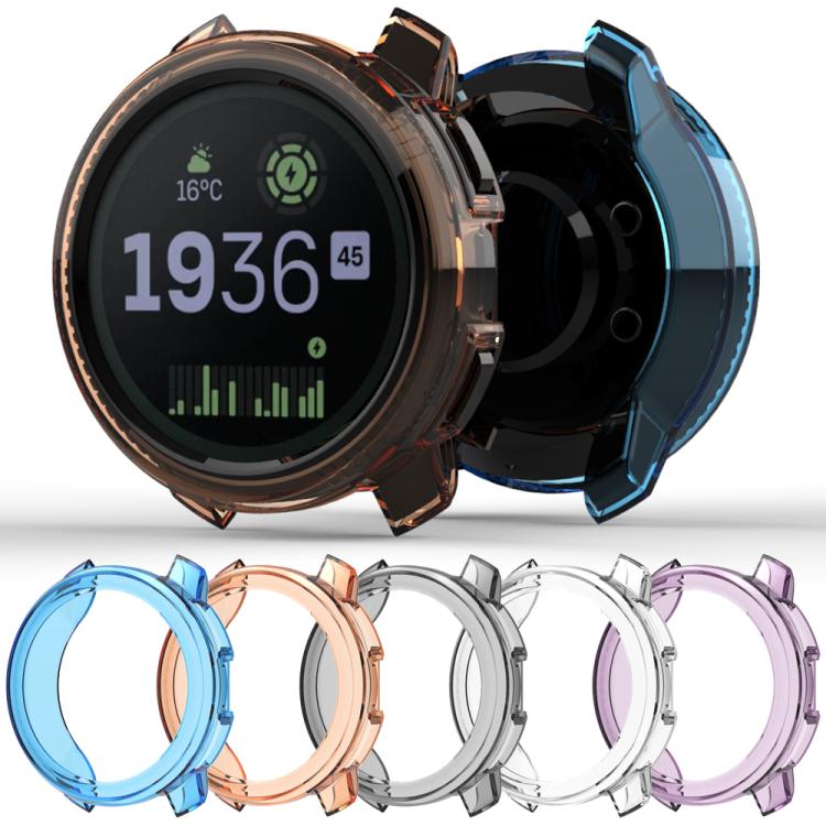 Custodia protettiva per orologio in TPU cavo a mezza copertura color caramella, For Suunto Vertical 2