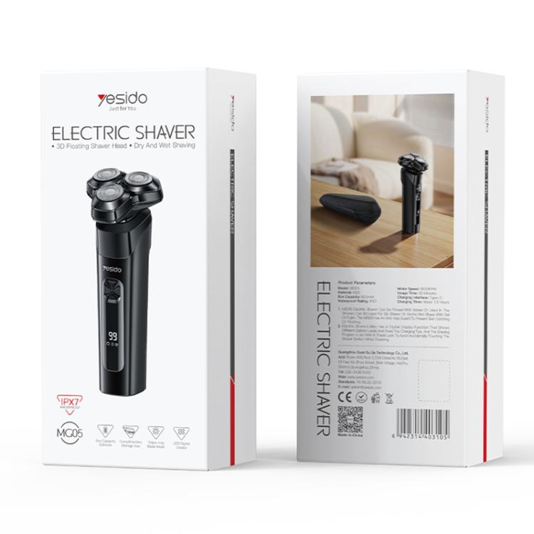 Rasoio elettrico Yesido MG05 con testina rotante flottante, MG05