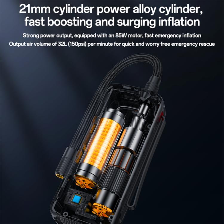 Pompa aria cordless Yesido VC17 con display LED 85W