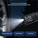 Pompa aria cordless Yesido VC17 con display LED 85W