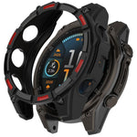 Custodia protettiva per orologio Hollow Armor in TPU a copertura parziale, For Garmin Quatix 8 51mm AMOLED, For Garmin Quatix 8 47mm AMOLED