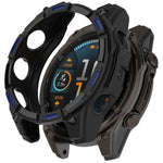 Custodia protettiva per orologio Hollow Armor in TPU a copertura parziale, For Garmin Quatix 8 51mm AMOLED, For Garmin Quatix 8 47mm AMOLED