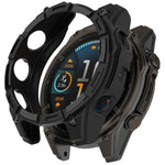 Custodia protettiva per orologio Hollow Armor in TPU a copertura parziale, For Garmin Quatix 8 51mm AMOLED, For Garmin Quatix 8 47mm AMOLED