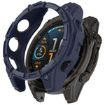 Custodia protettiva per orologio Hollow Armor in TPU a copertura parziale, For Garmin Quatix 8 51mm AMOLED, For Garmin Quatix 8 47mm AMOLED