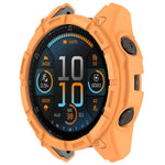 Custodia protettiva per orologio Hollow Armor in TPU a copertura parziale, For Garmin Quatix 8 51mm AMOLED, For Garmin Quatix 8 47mm AMOLED