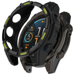 Custodia protettiva per orologio Hollow Armor in TPU a copertura parziale, For Garmin Quatix 8 51mm AMOLED, For Garmin Quatix 8 47mm AMOLED