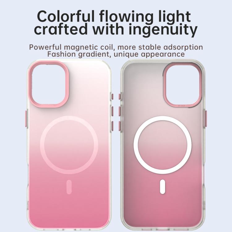 Custodia magnetica ibrida 3 in 1 della serie Candy Gradient, For iPhone 18, For iPhone 18 Pro, For iPhone 18 Pro Max, For iPhone 17 Pro Max