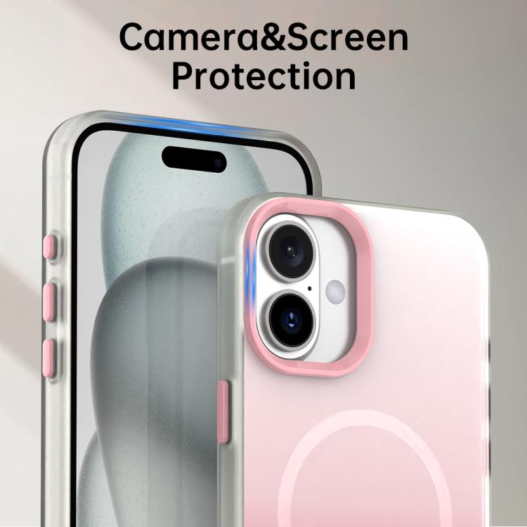 Custodia magnetica ibrida 3 in 1 della serie Candy Gradient, For iPhone 18, For iPhone 18 Pro, For iPhone 18 Pro Max, For iPhone 17 Pro Max