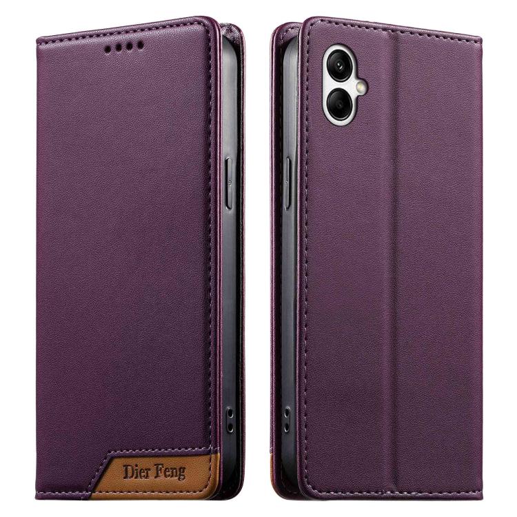 Custodia per telefono Dierfeng in ecopelle con magnete e RFID ad alta resistenza, For Galaxy A55 5G, For Galaxy A35 5G, For Galaxy A05, For Galaxy A05s