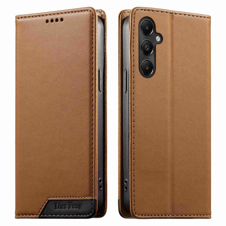 Custodia per telefono Dierfeng in ecopelle con magnete e RFID ad alta resistenza, For Galaxy A55 5G, For Galaxy A35 5G, For Galaxy A05, For Galaxy A05s