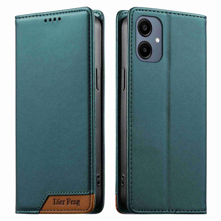 Custodia per telefono Dierfeng in ecopelle con magnete e RFID ad alta resistenza, For Galaxy A26 5G, For Galaxy A36 5G, For Galaxy A06 4G, For Galaxy A15