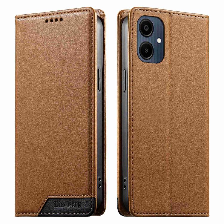 Custodia per telefono Dierfeng in ecopelle con magnete e RFID ad alta resistenza, For Galaxy A26 5G, For Galaxy A36 5G, For Galaxy A06 4G, For Galaxy A15