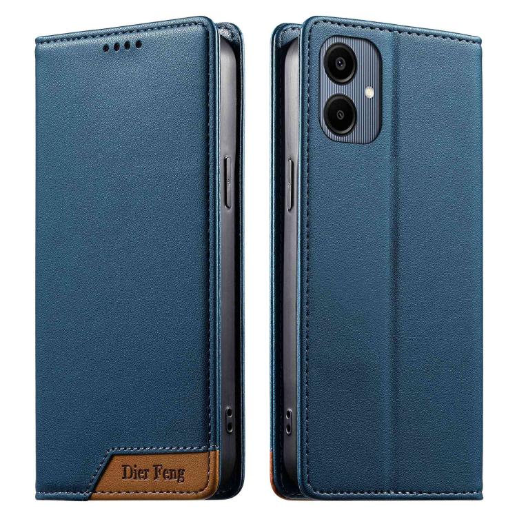 Custodia per telefono Dierfeng in ecopelle con magnete e RFID ad alta resistenza, For Galaxy A26 5G, For Galaxy A36 5G, For Galaxy A06 4G, For Galaxy A15