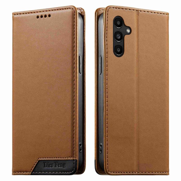 Custodia per telefono Dierfeng in ecopelle con magnete e RFID ad alta resistenza, For Galaxy A26 5G, For Galaxy A36 5G, For Galaxy A06 4G, For Galaxy A15