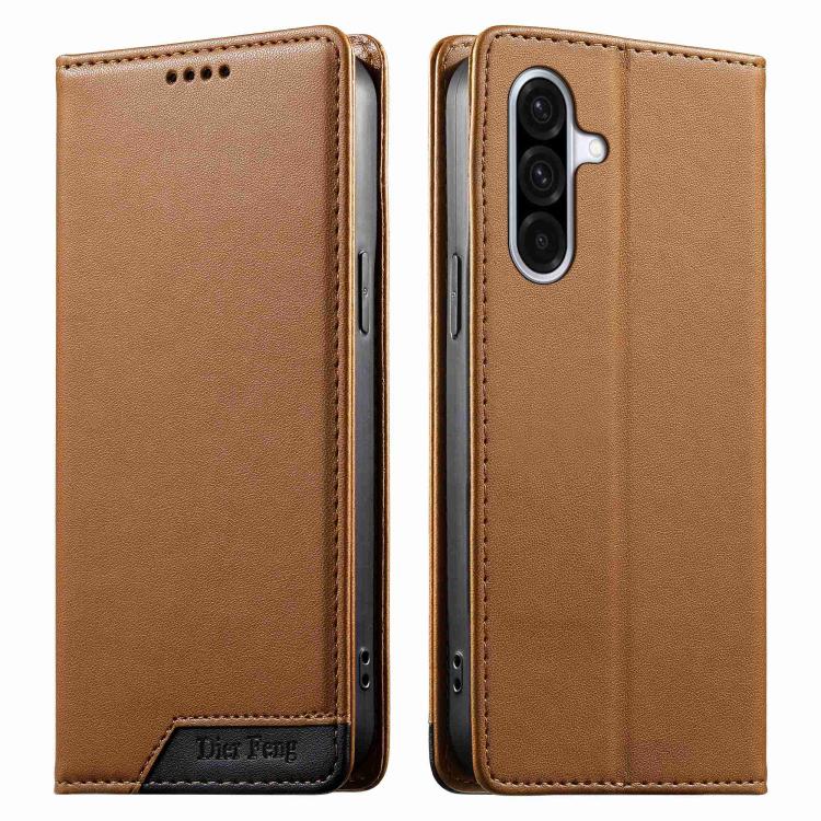 Custodia per telefono Dierfeng in ecopelle con magnete e RFID ad alta resistenza, For Galaxy A57 5G, For Galaxy A37 5G, For Galaxy A27 5G, For Galaxy A56 5G