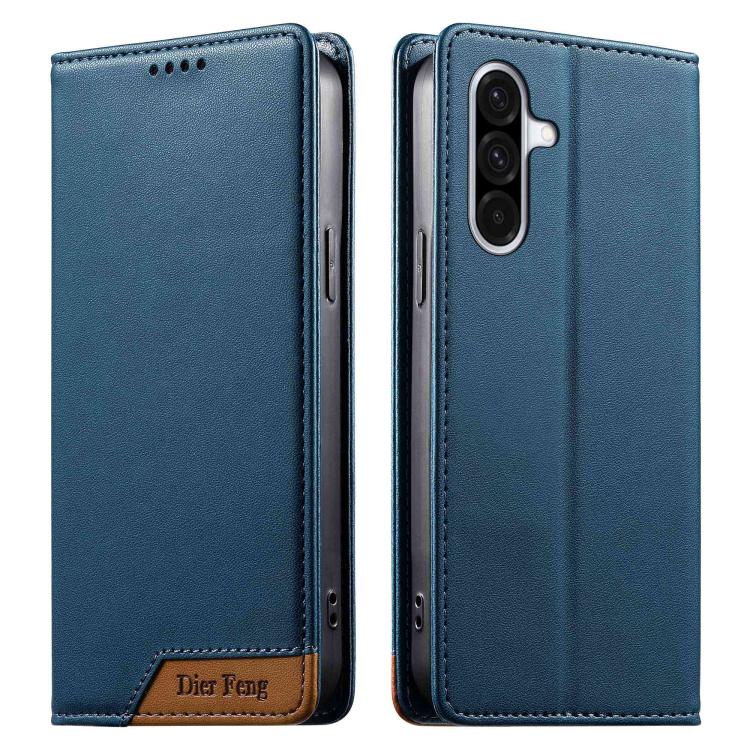 Custodia per telefono Dierfeng in ecopelle con magnete e RFID ad alta resistenza, For Galaxy A57 5G, For Galaxy A37 5G, For Galaxy A27 5G, For Galaxy A56 5G