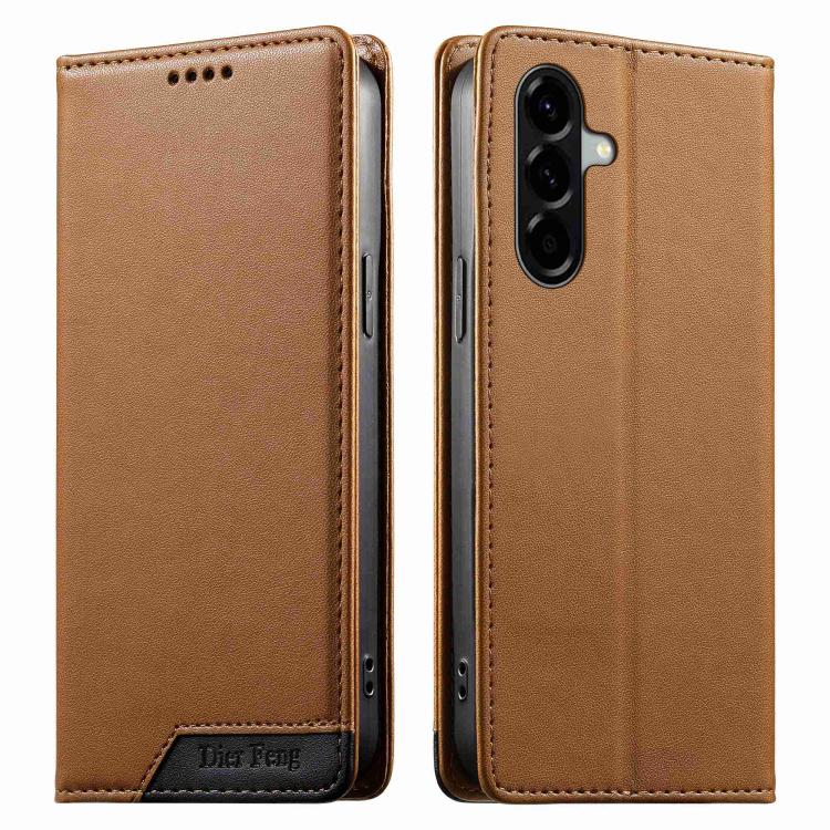 Custodia per telefono Dierfeng in ecopelle con magnete e RFID ad alta resistenza, For Galaxy A57 5G, For Galaxy A37 5G, For Galaxy A27 5G, For Galaxy A56 5G
