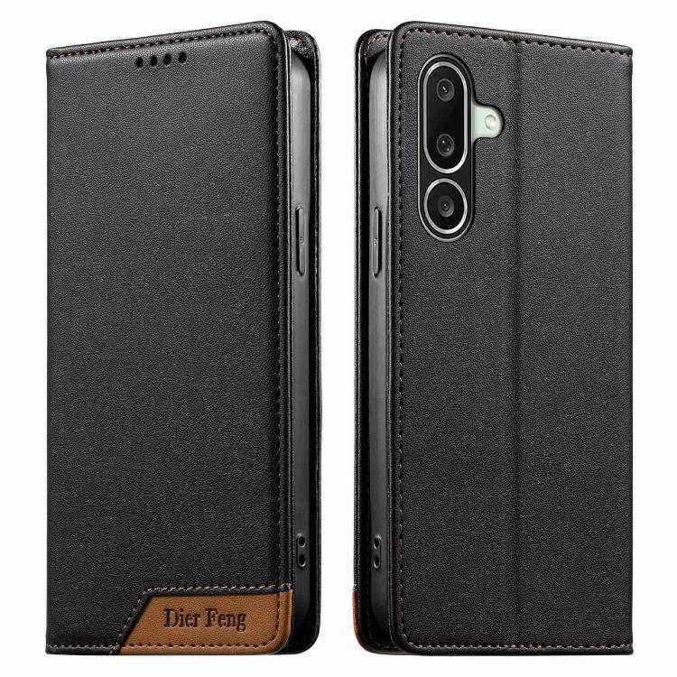 Custodia per telefono Dierfeng in ecopelle con magnete e RFID ad alta resistenza, For Galaxy A57 5G, For Galaxy A37 5G, For Galaxy A27 5G, For Galaxy A56 5G