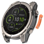 Striscia metallica antiurto per smartwatch, paraurti con protezione completa dei bordi., For Garmin 47mm Size, For Garmin 51mm Size