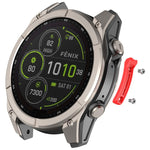 Striscia metallica antiurto per smartwatch, paraurti con protezione completa dei bordi., For Garmin 47mm Size, For Garmin 51mm Size