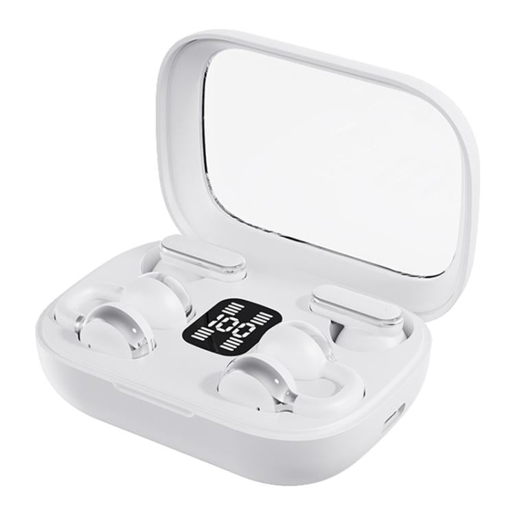 J-Q10 Auricolari 2 in 1 con clip e in-ear, doppia tecnologia ENC (cancellazione del rumore), auricolari Bluetooth true wireless.
