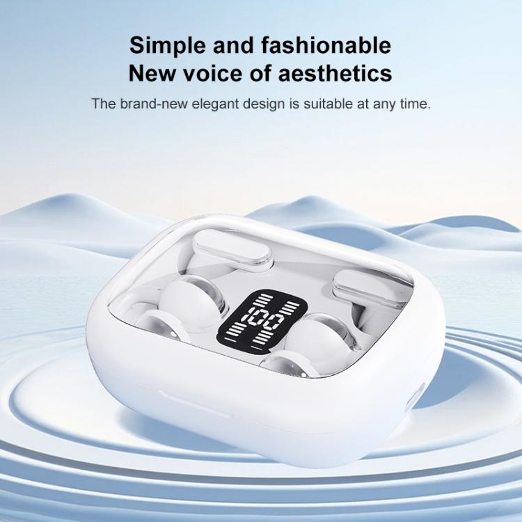 J-Q10 Auricolari 2 in 1 con clip e in-ear, doppia tecnologia ENC (cancellazione del rumore), auricolari Bluetooth true wireless.