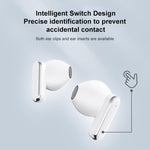 J-Q10 Auricolari 2 in 1 con clip e in-ear, doppia tecnologia ENC (cancellazione del rumore), auricolari Bluetooth true wireless.