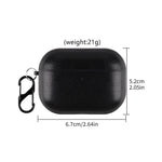 Custodia per auricolari in similpelle PU a due pezzi con gancio e ditale, For AirPods Pro 3, For AirPods 4, For AirPods Pro 2