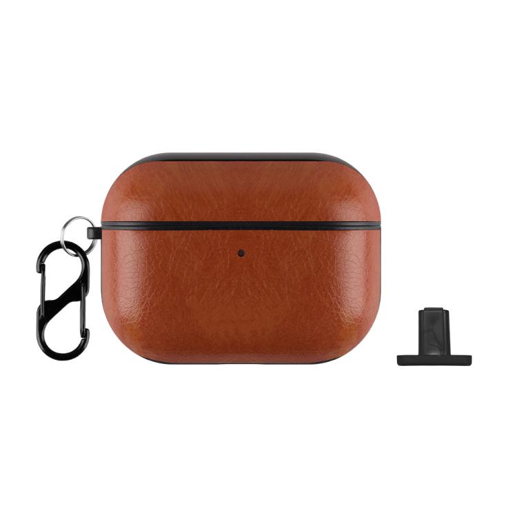 Custodia per auricolari in similpelle PU a due pezzi con gancio e ditale, For AirPods Pro 3, For AirPods 4, For AirPods Pro 2