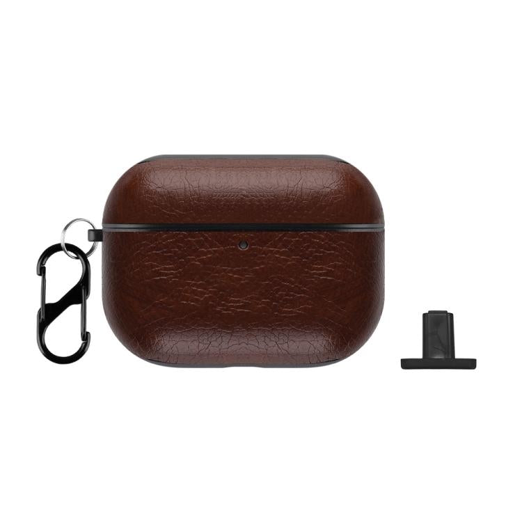 Custodia per auricolari in similpelle PU a due pezzi con gancio e ditale, For AirPods Pro 3, For AirPods 4, For AirPods Pro 2