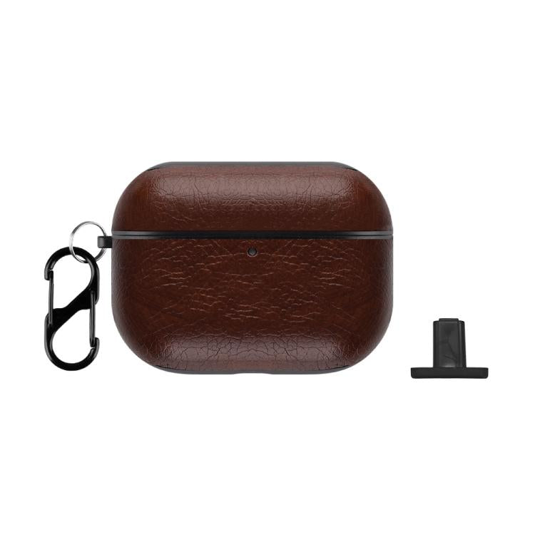 Custodia per auricolari in similpelle PU a due pezzi con gancio e ditale, For AirPods Pro 3, For AirPods 4, For AirPods Pro 2