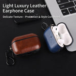 Custodia per auricolari in similpelle PU a due pezzi con gancio e ditale, For AirPods Pro 3, For AirPods 4, For AirPods Pro 2