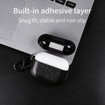 Custodia per auricolari in similpelle PU a due pezzi con gancio e ditale, For AirPods Pro 3, For AirPods 4, For AirPods Pro 2