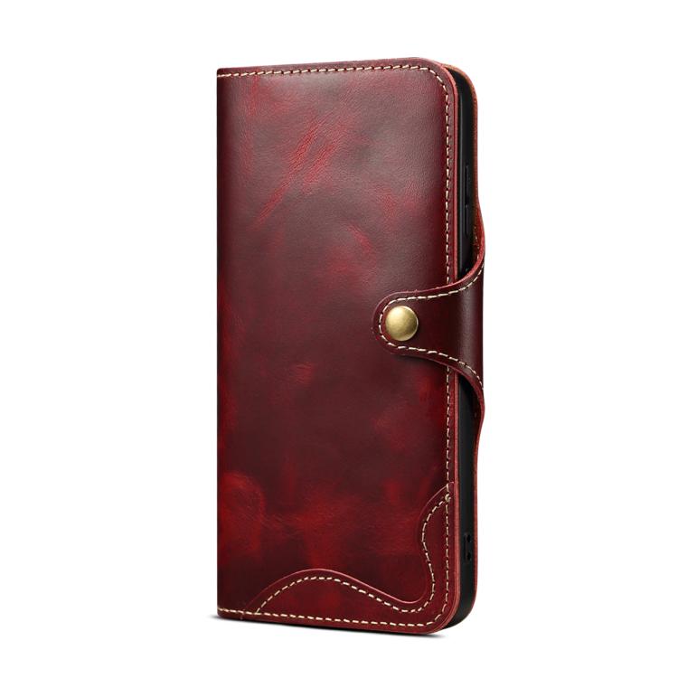 Custodia in vera pelle Denor B01 con chiusura magnetica e rivestimento in pelle bovina cerata., For Samsung Galaxy S26+ 5G, For Samsung Galaxy S26 Ultra 5G, For Samsung Galaxy S26 5G