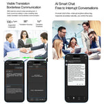 Occhiali intelligenti W611Pro con intelligenza artificiale: fotocamera da 8 MP, Wi-Fi e traduzione automatica tramite IA.